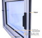 White Aluminum Sliding Window Glass 4mm 100x150 5