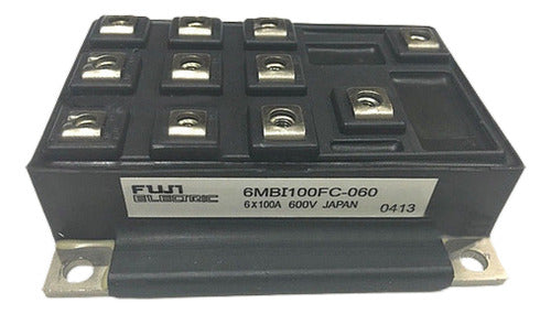 Reformado Fuji 6mbi100fc-060 Igbt Plc Módulo 6mbi100fc-060 B 0