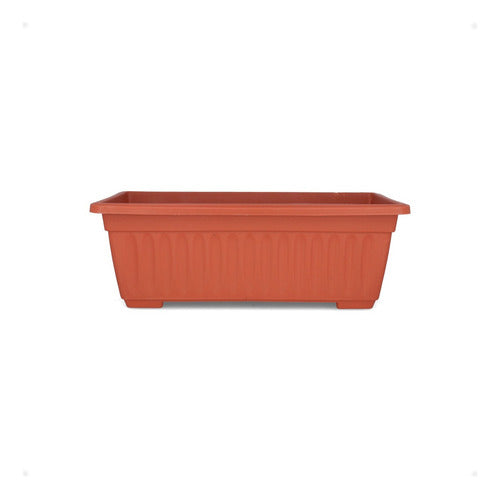 Otec Rectangular Plastic Planter for Garden Decoration 0