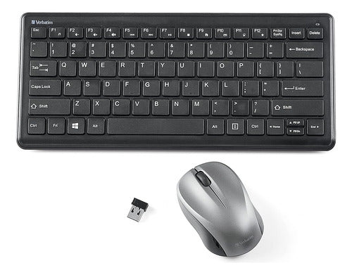 Verbatim Wireless Keyboard and Mouse Compact Combo 0