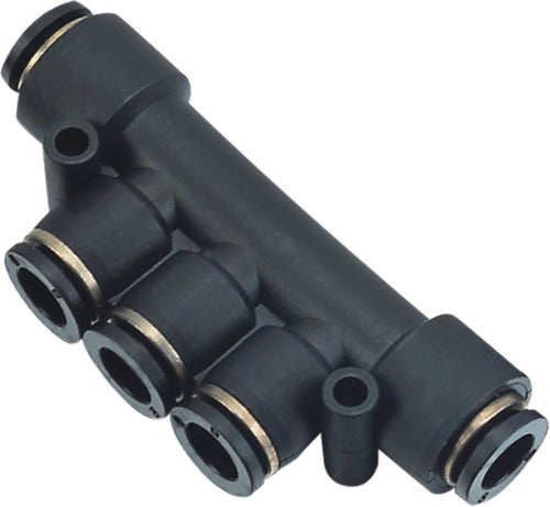 Conector Bloque Distribuidor Para Tubo De 4mm 0