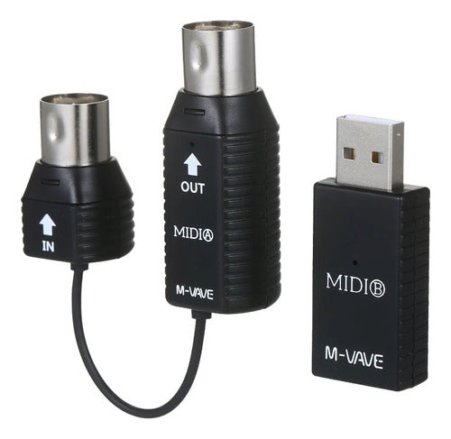 M-Vave MS1 Midi System - Wireless MIDI Transmission System 0