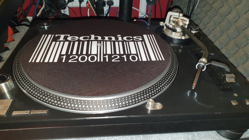 Technics Codigo De Barras Slipmat Paño Latex Modelos Unicos 6