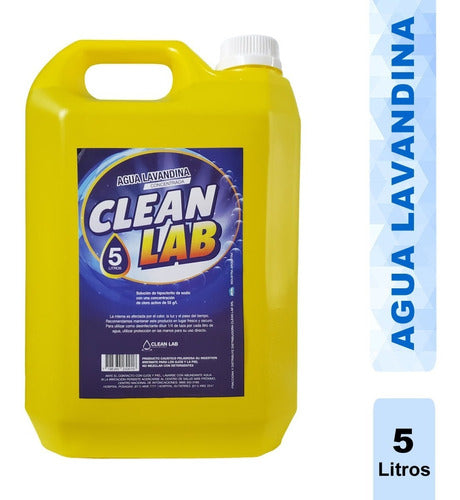 Lavandina Concentrada X 5 Lts Clean Lab 55gr/cl 1