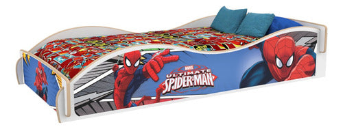 Gixi Muebles Cama Infantil Spiderman 1,40 Los Ayuda Dormir Solitos 0