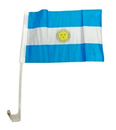 Mona Felisa Bandera De Argentina Flameo Con Gancho Soporte Mundial 2