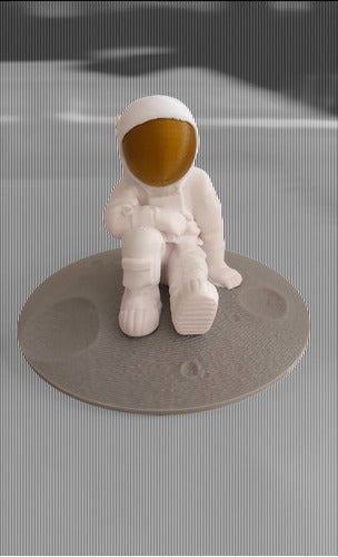 Rocket 3D Design Astronaut Moon Thematic Cake Decoration 3D Not Painted 3