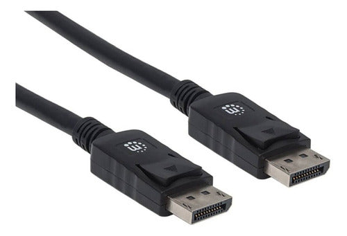 Manhattan Displayport Male to Male Cable 2 Meters 4K 0