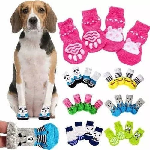 Pet Dog Cat Pet Shoes Socks Non-Slip 0