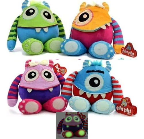 Peluches Luminosos Animales 15cm 4 Diseños Charko 2621 0