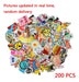 200pcs Skateboard Stickers Graffiti Portátil Etiqueta Equipa 2