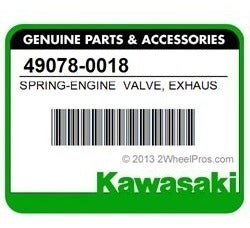 Kawasaki 2 Escape Valve Springs Original KXF 450 06-18 - Powertech Motos 7