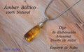 Original Nefer Joyas - Baltic Amber - 925 Silver Pendant - Natural Genuine Stone 4