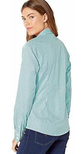 Camisa De Manga Larga Tencel De Mujer Cinch 2