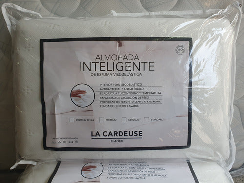 Almohada Inteligente Viscoelastica -standard-  La Cardeuse 3