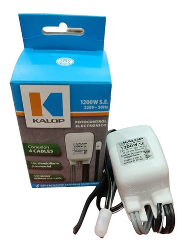 Universal 1200W 220V LED-Compatible Photo Control with Kalop Sensor 0