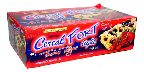 Cerealfort Red Fruits Light Cereal Bar 24-Pack 1