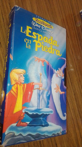 Vhs Disney La Espada En La Piedra Colección Vintage Video 0