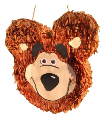 Mía Creaciones Piñata Masha Y El Oso Cumpleaños Infantil 0