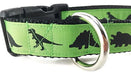 Caninedesign Collar De Perro De Dinosaurio, Diseño Canino, Verde, T-rex 3