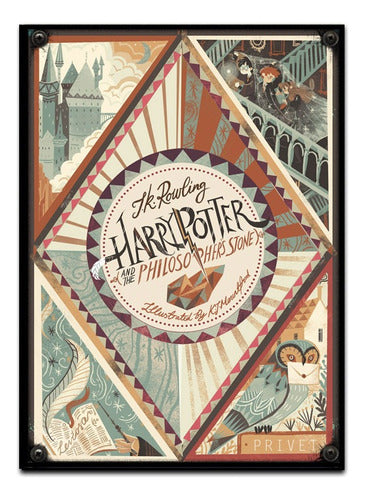 LAMINASDECOUPAGE Vintage Decorative Frame - Harry Potter 0