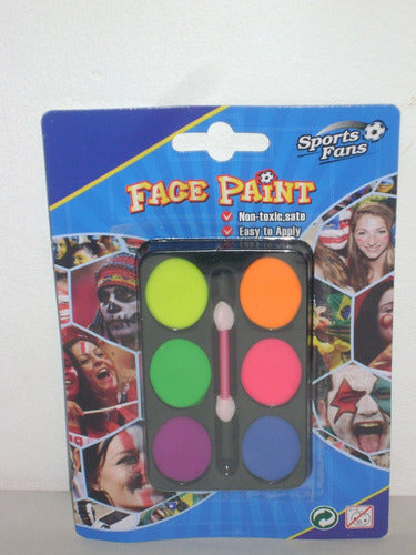 Generic Glow Face Paint, 6 Color Pack 0