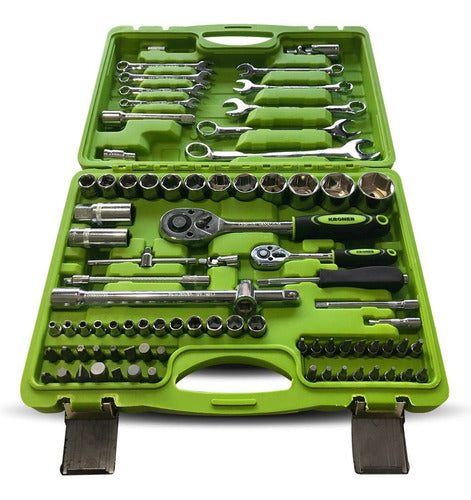 Kroner H13 82-Piece Socket, Wrench, and Bit Set 1