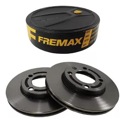 Kit X2 Disco De Freno Fremax Vw Gol Trend / Voyage (08/16) 1