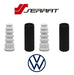 Set of 2 Rear Shock Absorber Bump Stops and Boots for VW Bora Golf IV Passat 4