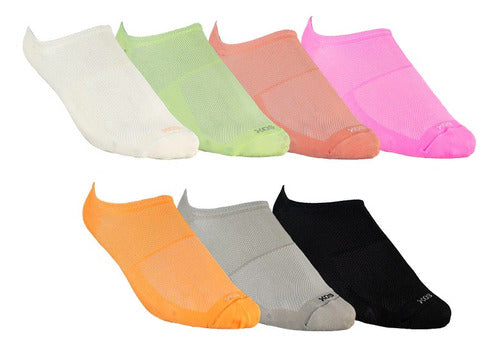 Invisible Ankle Socks Pack of 7 Sox Assorted 35 to 46 0
