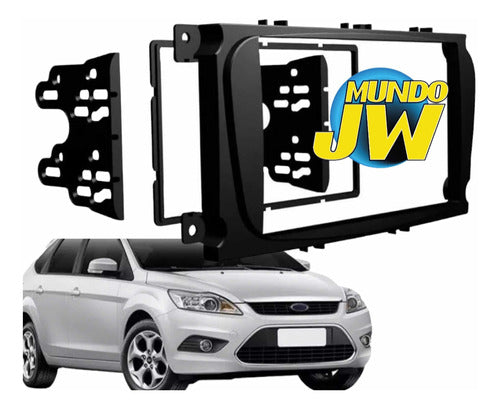 JW Double Din Adapter Frame for Ford Focus Gray or Black 0