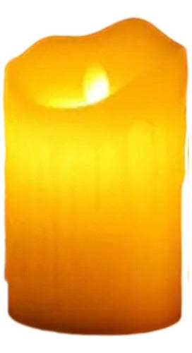 Renkai 3 X LED Candle Light Warm Light, Wax-Like Appearance with Flickering Flame 0