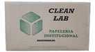 Clean Lab SRL Toallas Papel Intercaladas Manos Caja C2500 Blancas X 5 Me 1