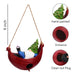 BAYN Bird House for Outdoors, Hanging Handmade Hammock 3