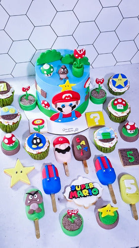 Que Pena Cortarla Mario Bros Decorated Cakes 3