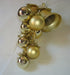 Golden Christmas Cluster Ornament with Hanging Bells 4