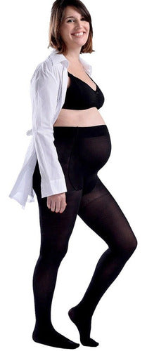 Mora Medias Negras Panty Maternal Hasta T.3 1173 0