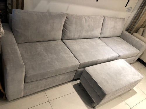 Seat Cushion for Armchair 70 x 70 High Density Washable Corduroy 5