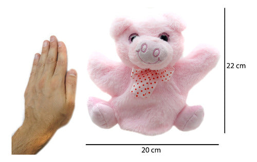 Ami Toys Hand Puppet Plush Pig Farm Animal Toy N59 3