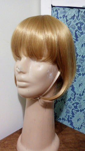 Peluca Tipo Cosplay Rubia Amarilla D La Parti Wigs! 5