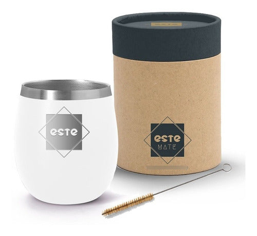 Este Mate Stainless Steel Mate + Straw Cleaner and Yerba Box 0