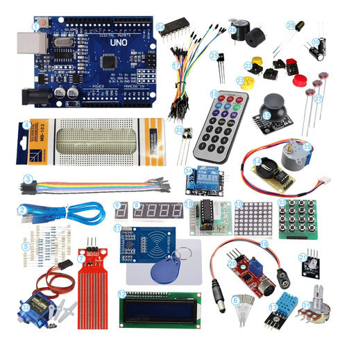 Duaitek Arduino Uno R3 Compatible Beginners Kit with Portfolio 1