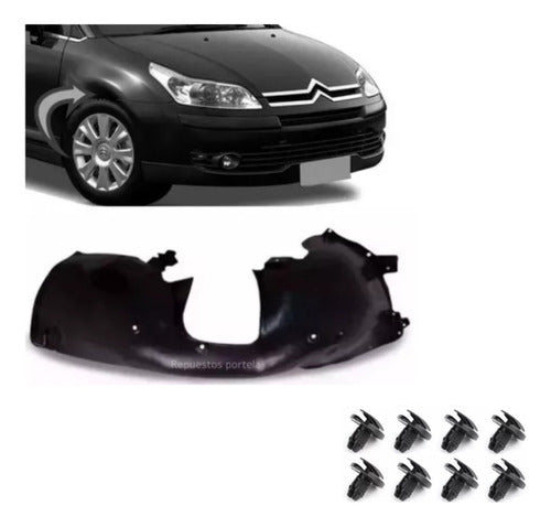 Pasarrueda Guardaplast Izquierd Citroen C4 4p 5p 2004-2012 0