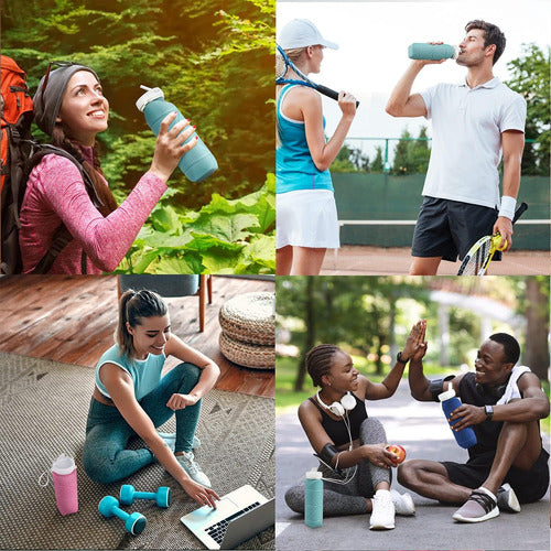 Botella Agua Plegable Para Viaje Actividades Aire Libre 6