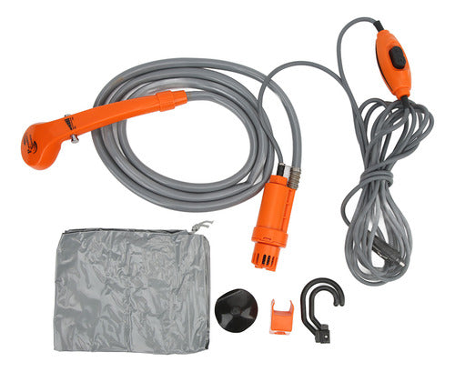 Adaptador De Carro Portátil Outdoor Camp 12v Para Chuveiro 0