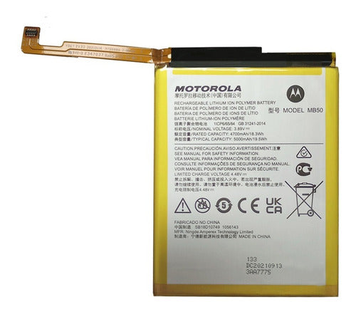 Bateria Moto G200 Motorola Original Xt2175 Mb50 5000 Mah 1