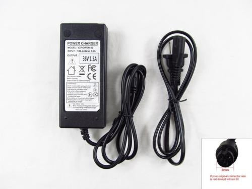 36v 1.5a Batería Cargador Para Eléctrico Scooter Boreem Jia 0