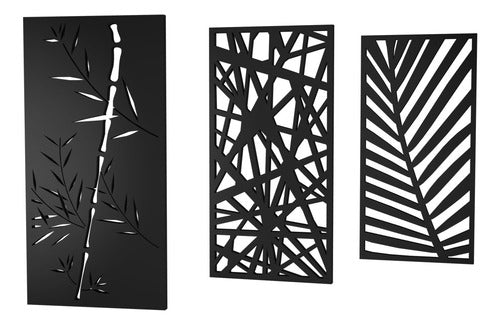 Zyx Mecanizados Panel Decorativo - Black MDF 3mm, 60 x 120 cm 0