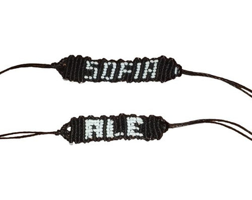 Forever 21 Personalized Macrame Bracelets - Choose Your Name 0