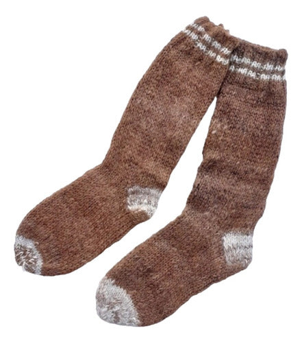 Alpaca Wool Baby Socks 0